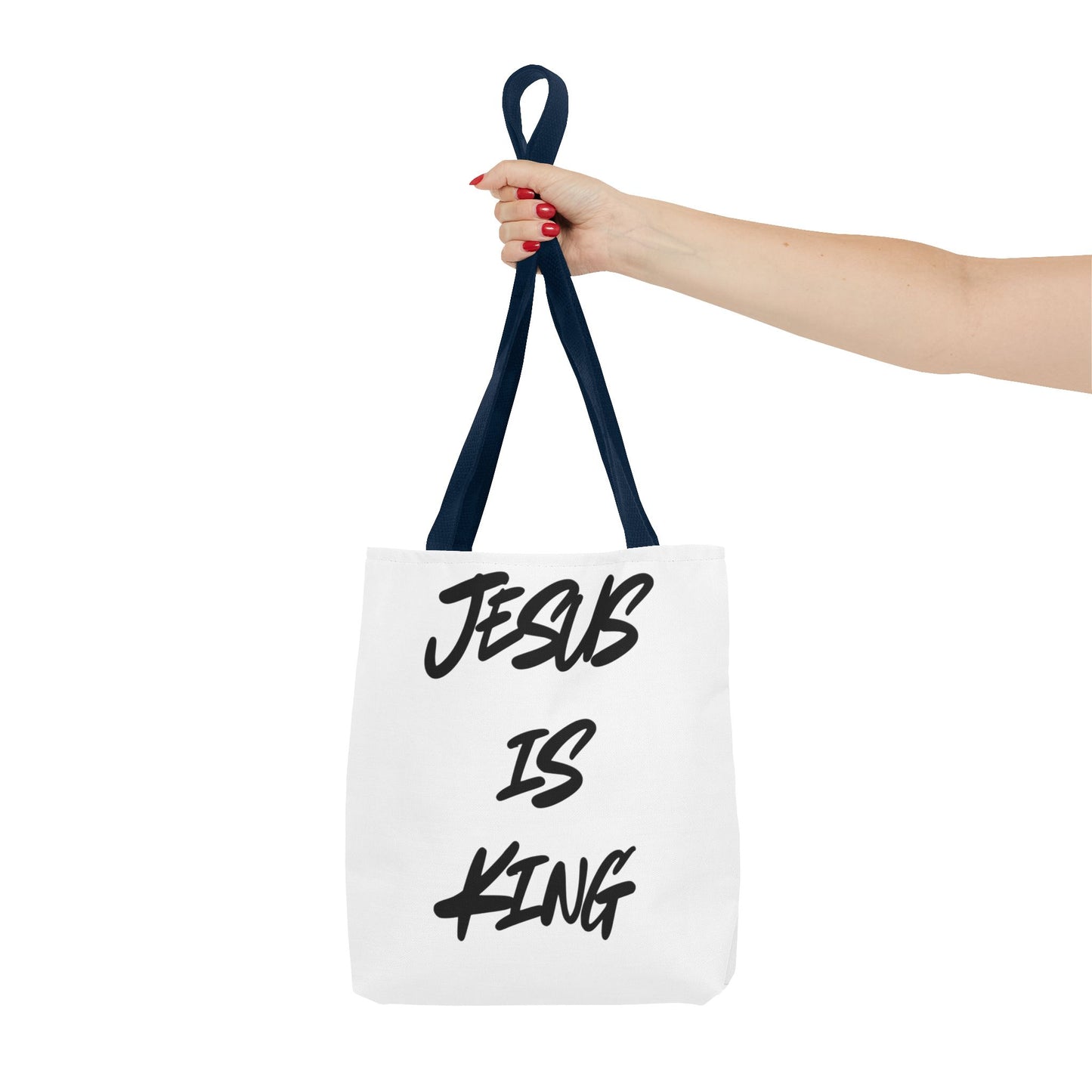 Everyday "Jesus is King" Tote Bag
