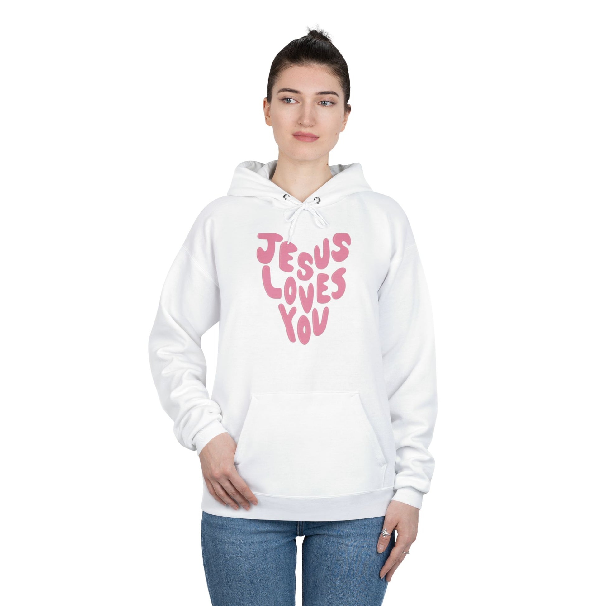 "Jesus Loves You" Women's Christian Hoodie