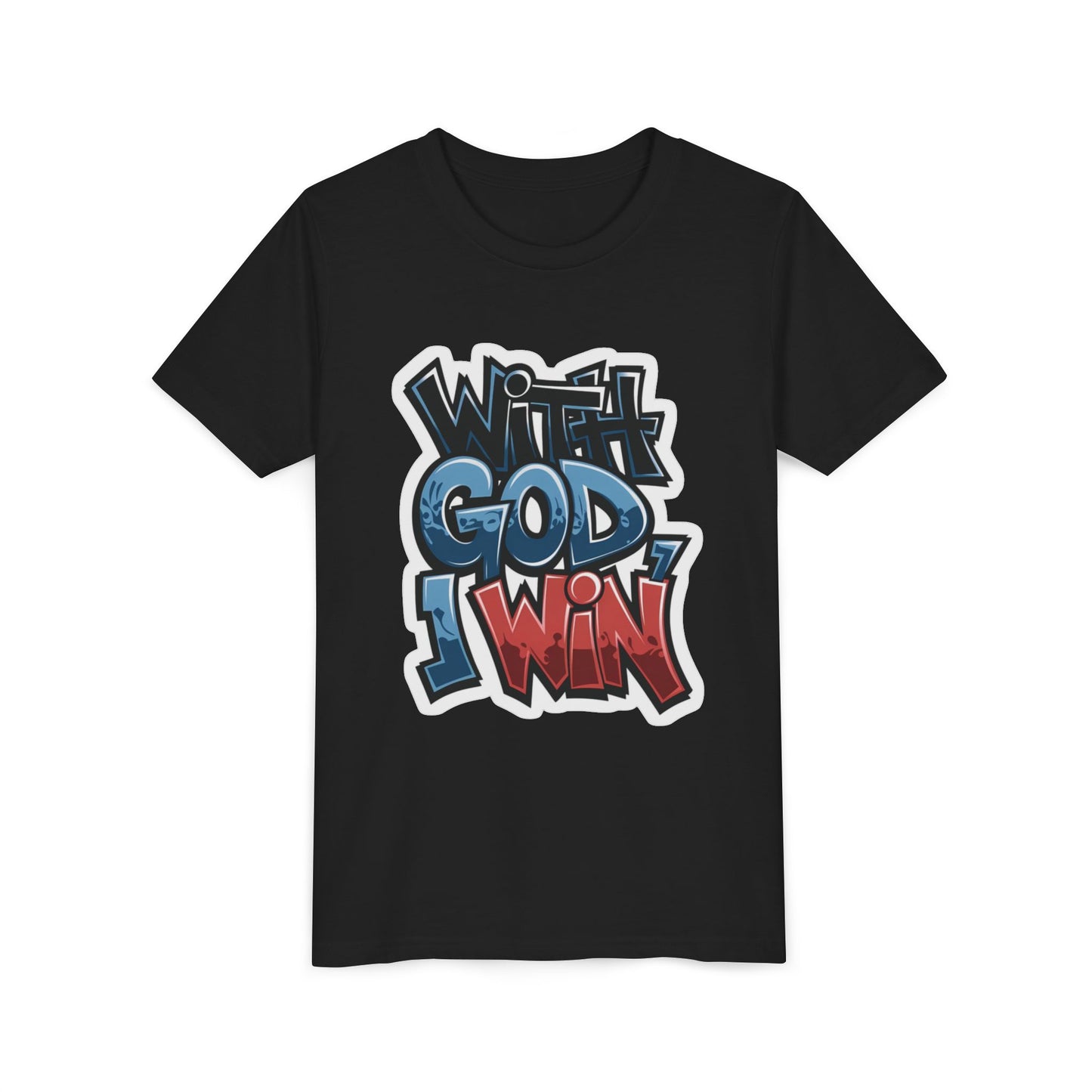 " With God, I win " Boy's T-Shirt