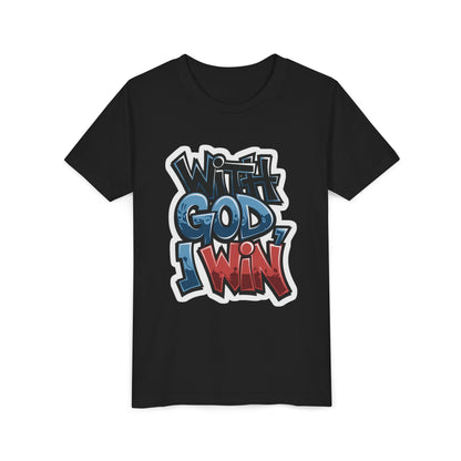 " With God, I win " Boy's T-Shirt