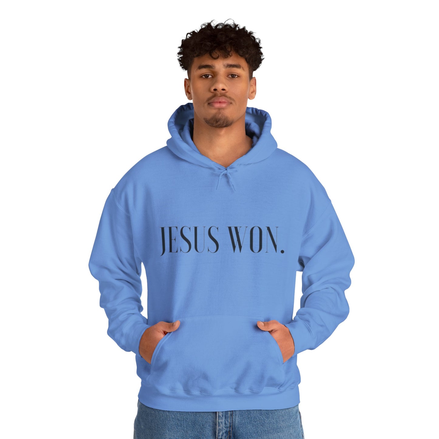 " Jesus won. "- Men's Hoodie