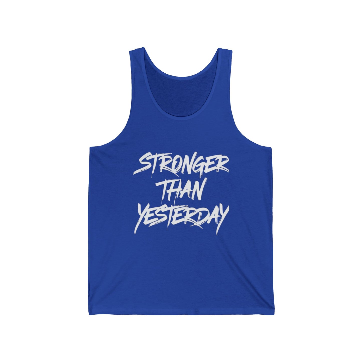 "Stronger Than Yesterday"- Men's Workout Tank Top