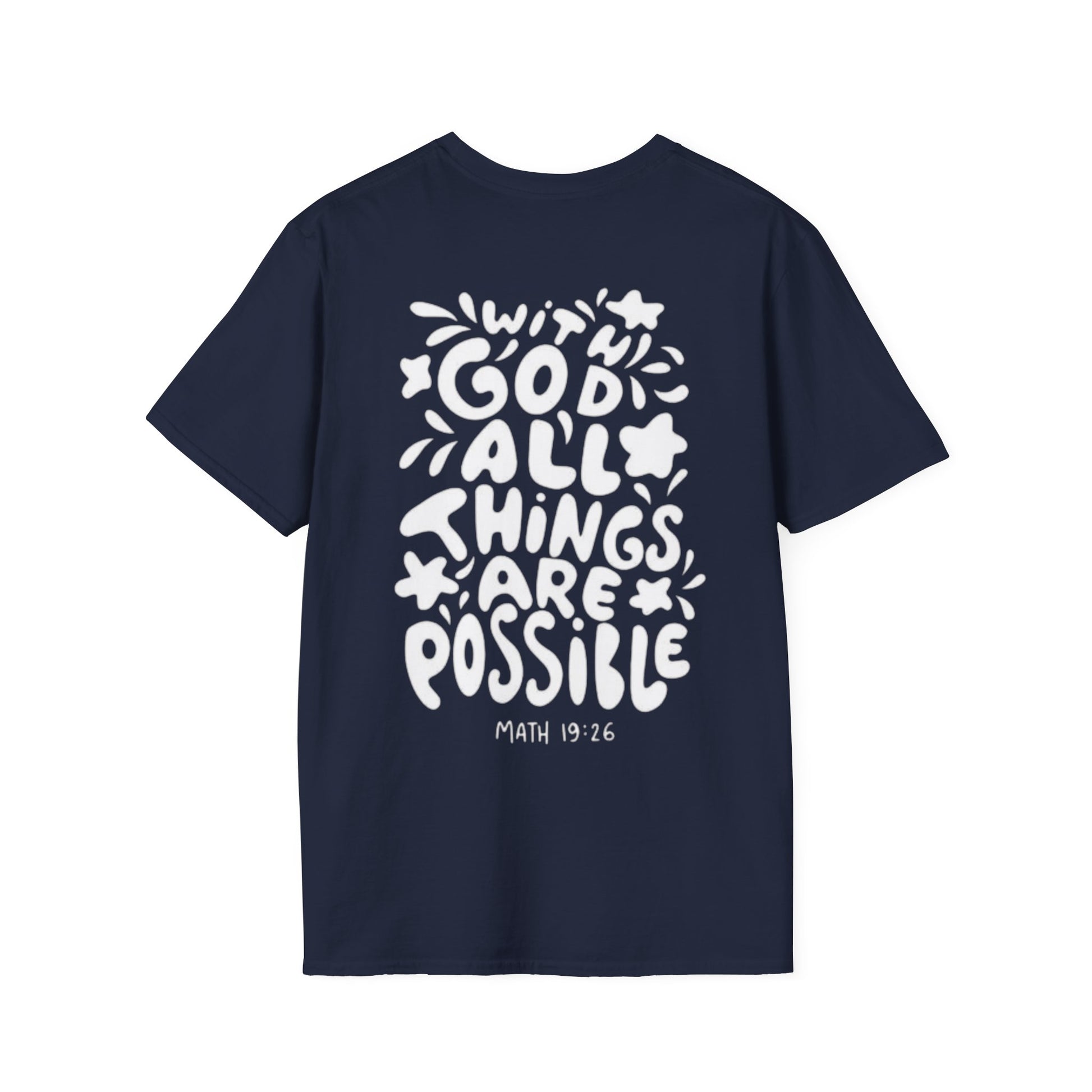 " With God all things are possible " Women's T-Shirt