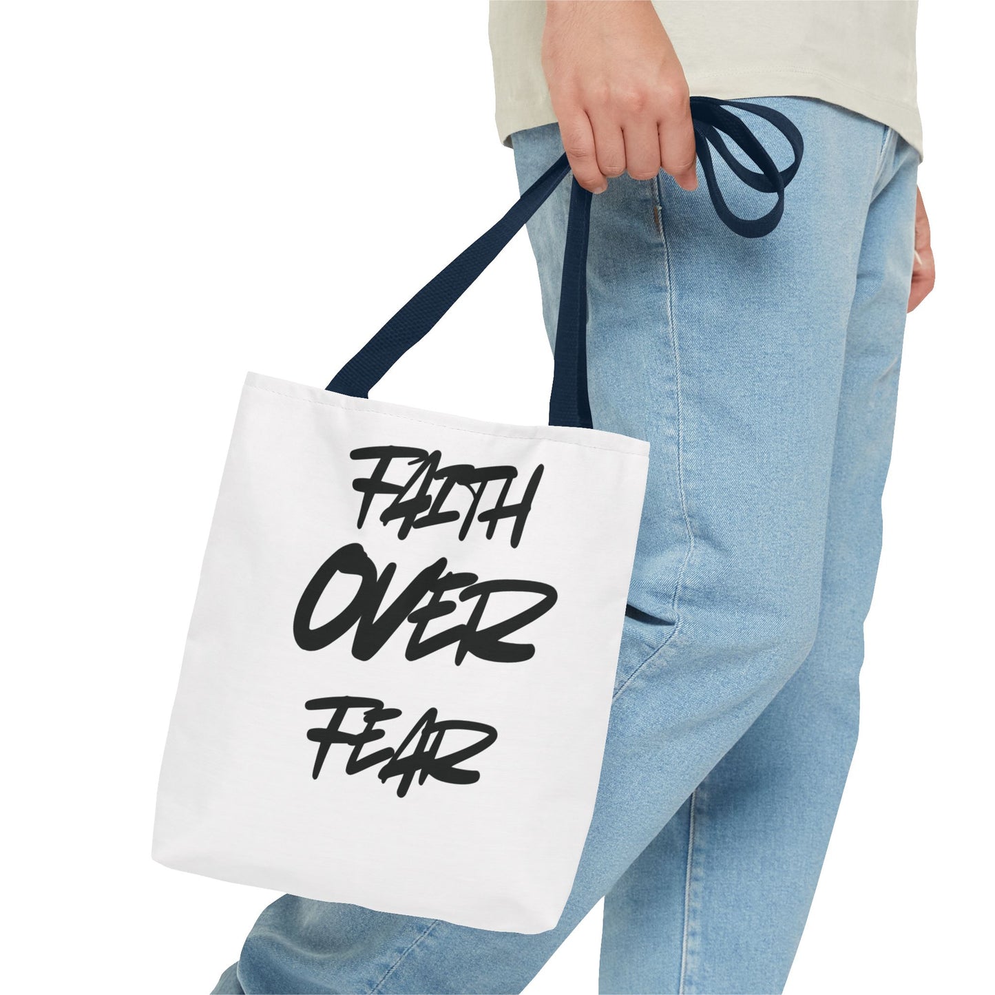 "Faith over fear" Tote bag