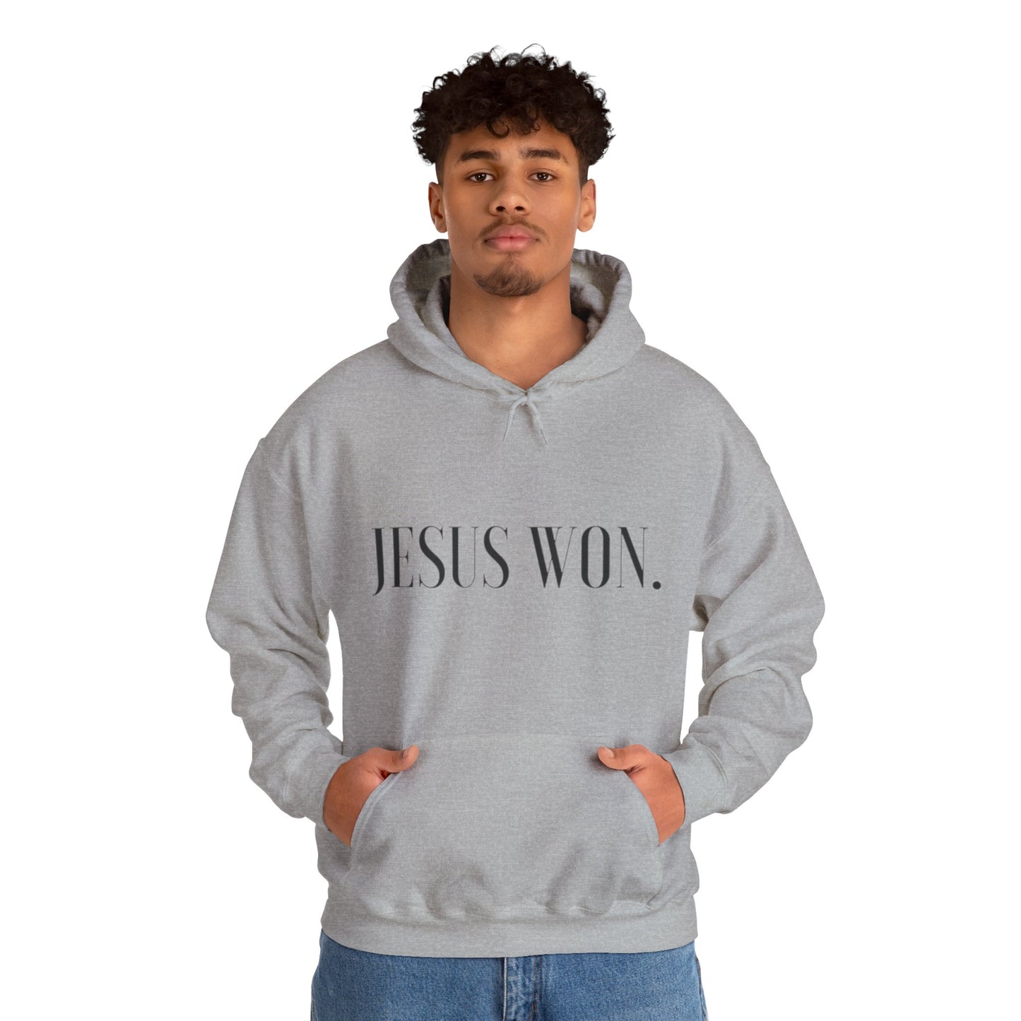 " Jesus won. "- Men's Hoodie