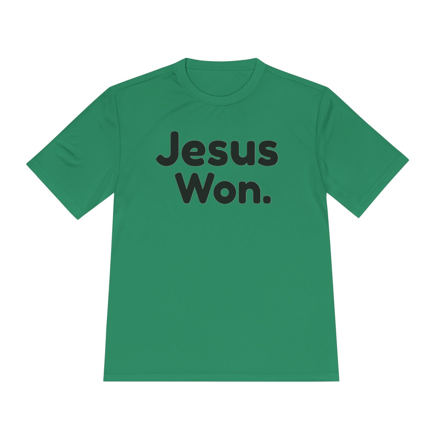 " Jesus Won." Christian Men's Sports Undershirt