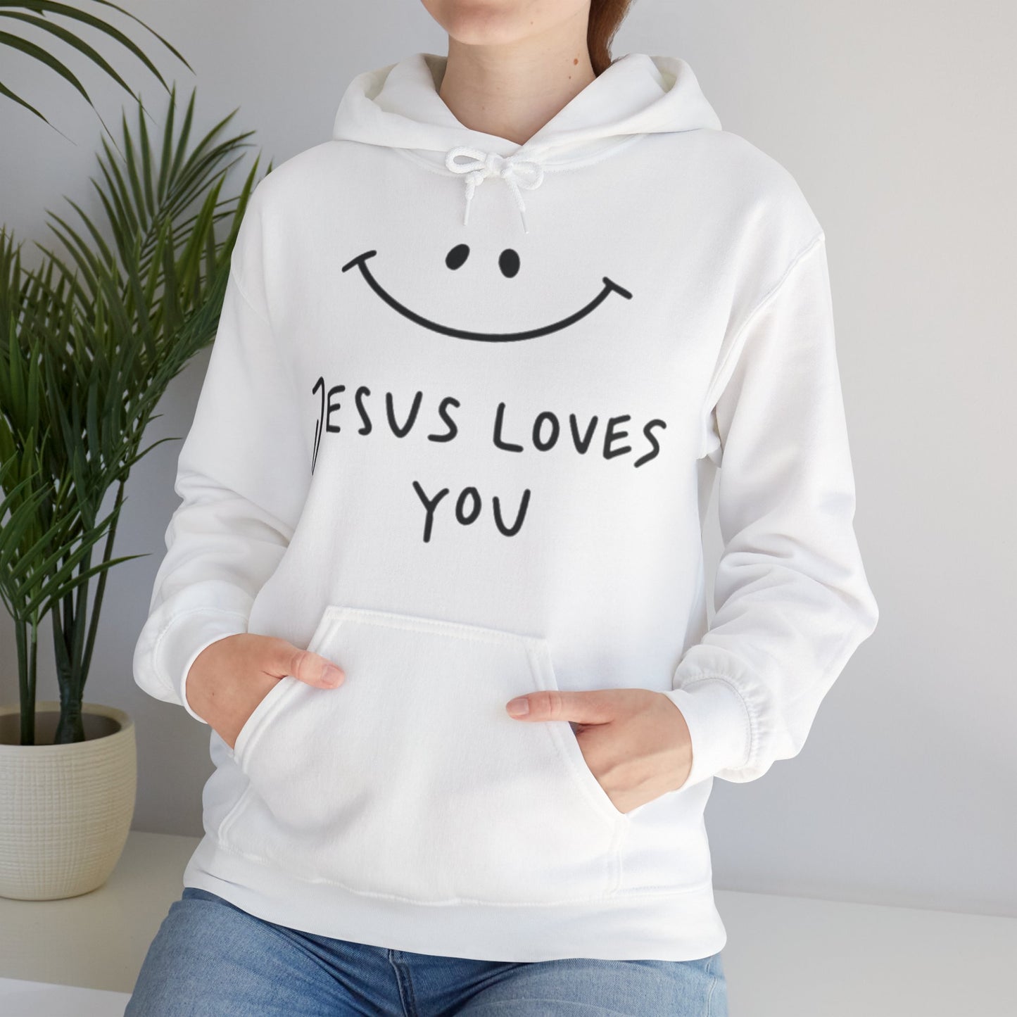 " Jesus Loves Me "- Women's Hoodie