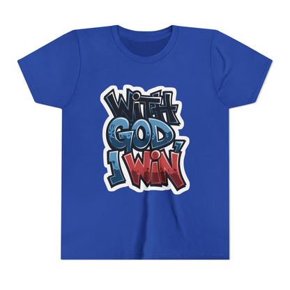 " With God, I win " Boy's T-Shirt