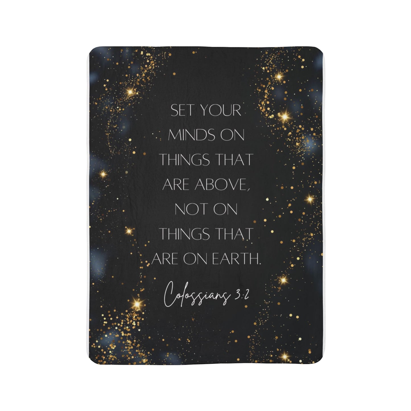 Colossians 3:2- Fleece Blanket
