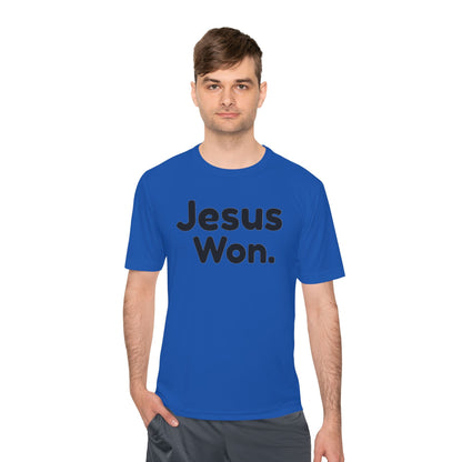 " Jesus Won." Christian Men's Sports Undershirt