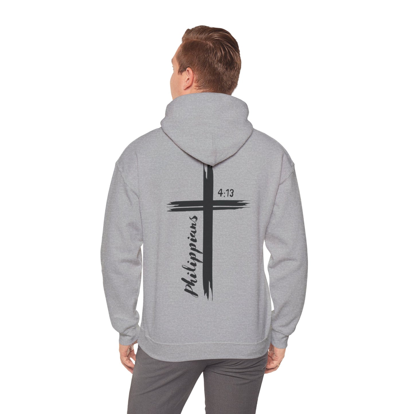 " Philippians 4:13 " Men's Hoodie