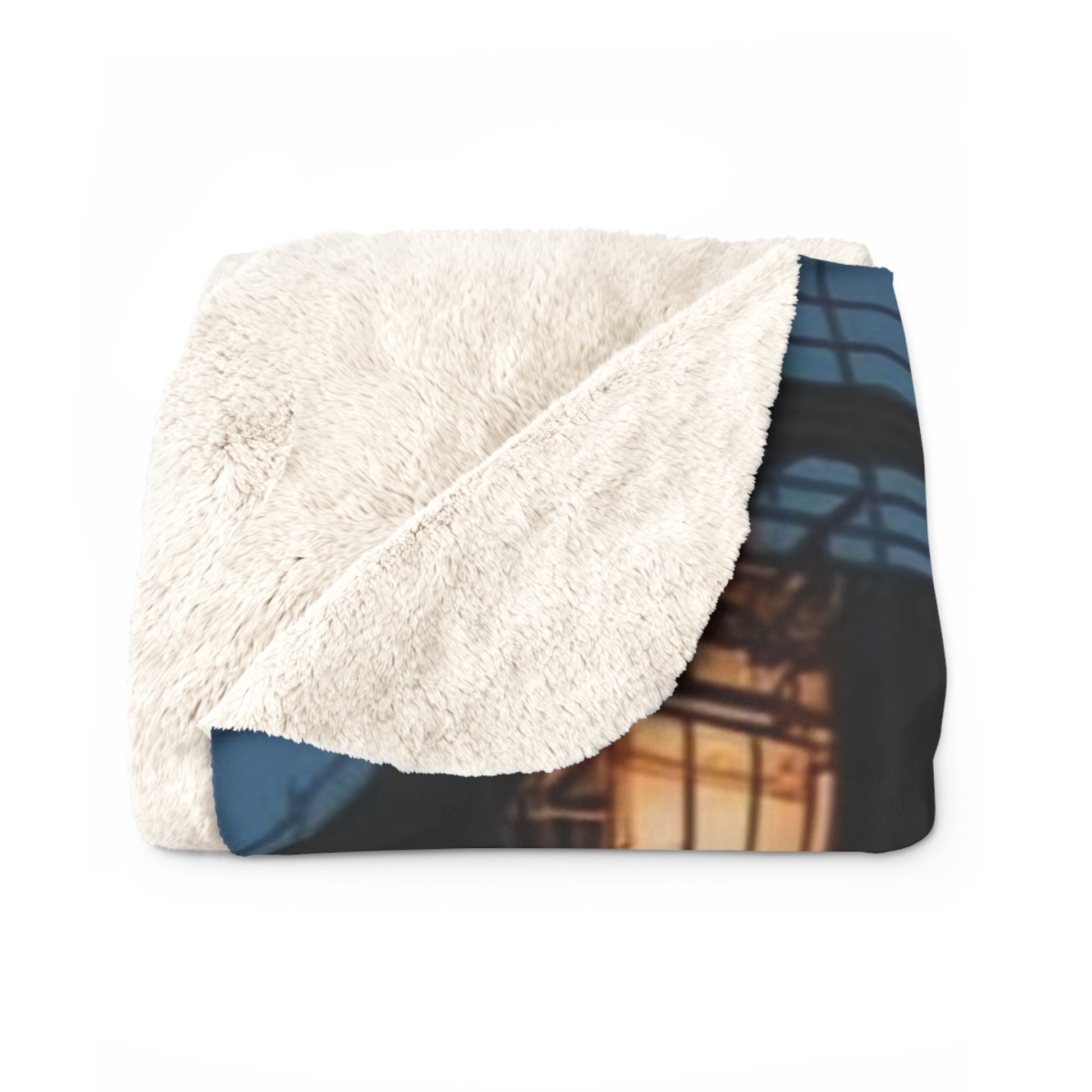Inspirational, Soft, with a Christian Design Sherpa Fleece Blanket