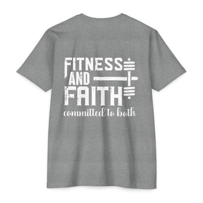 " Faith and Fitness " Workout T-Shirt