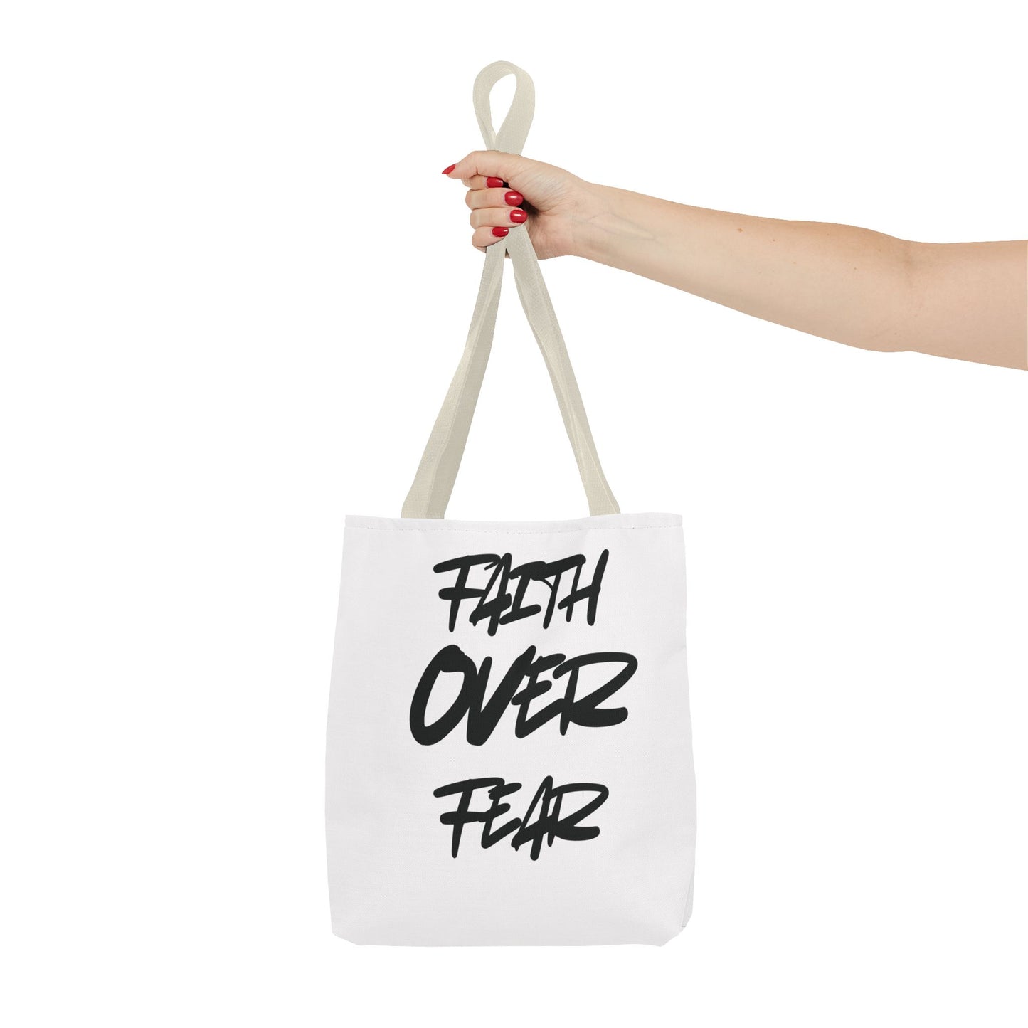 "Faith over fear" Tote bag