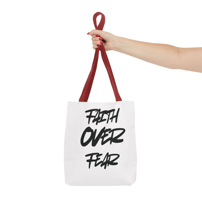 "Faith over fear" Tote bag