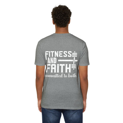 " Faith and Fitness " Workout T-Shirt