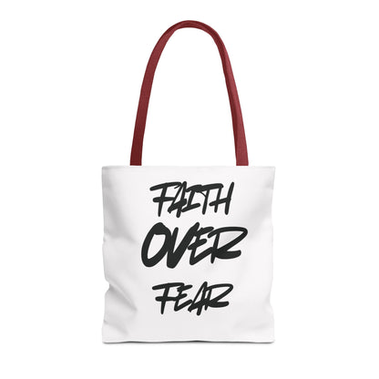 "Faith over fear" Tote bag