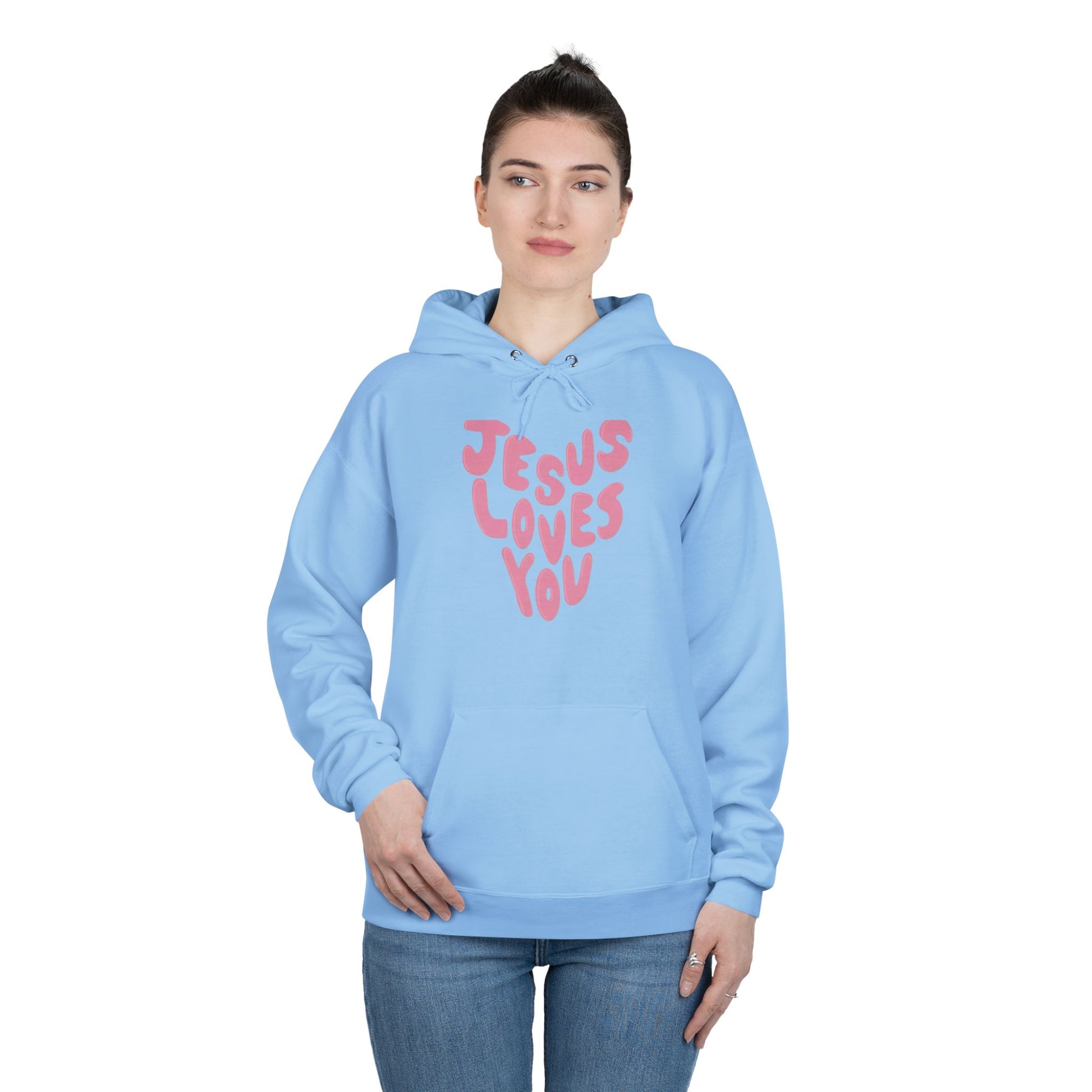 "Jesus Loves You" Women's Christian Hoodie