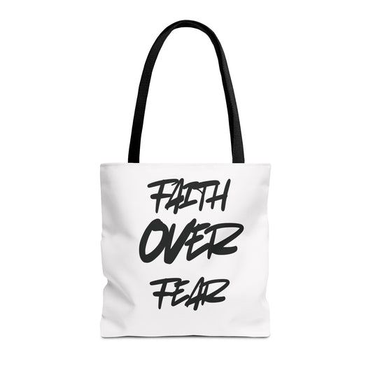 "Faith over fear" Tote bag