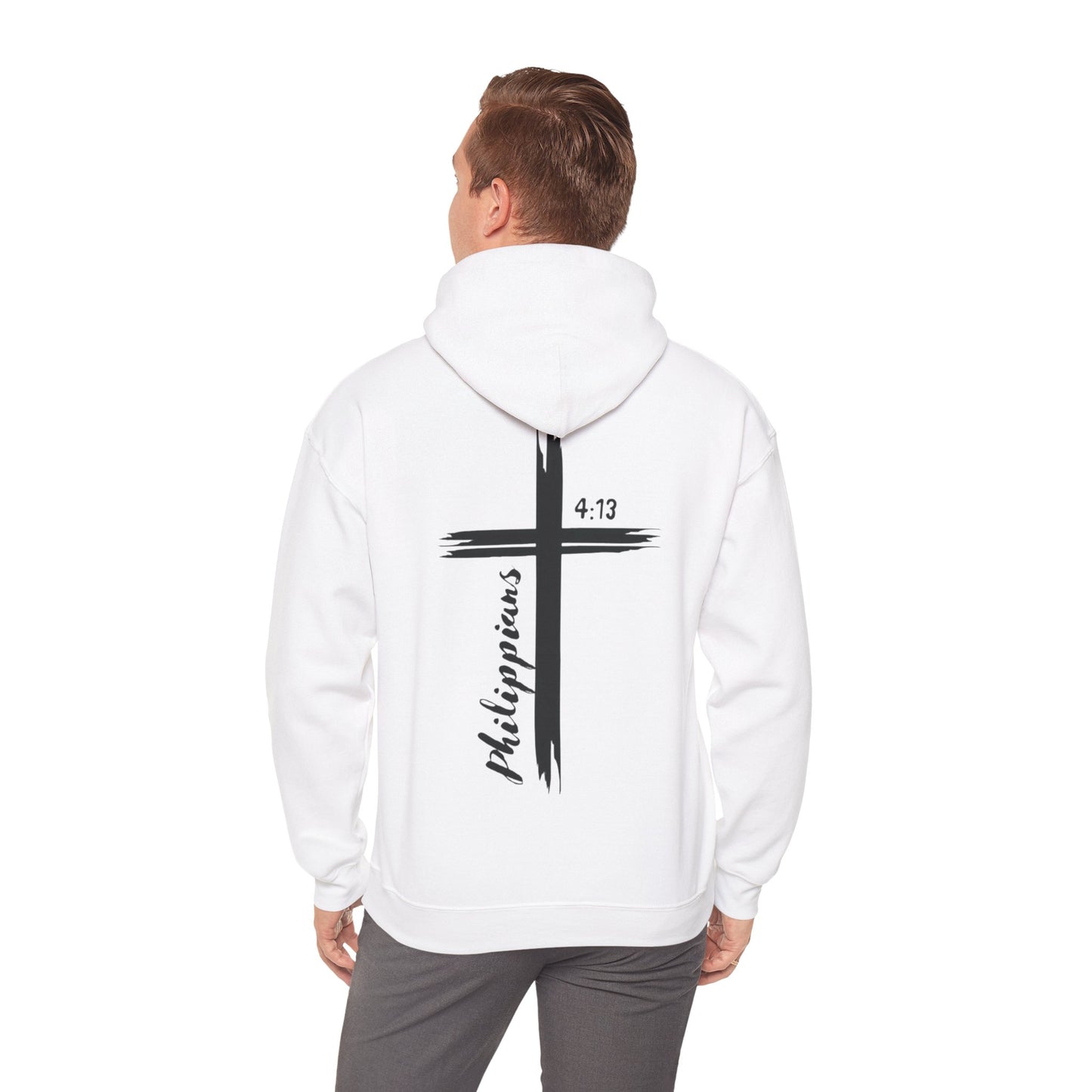 " Philippians 4:13 " Men's Hoodie