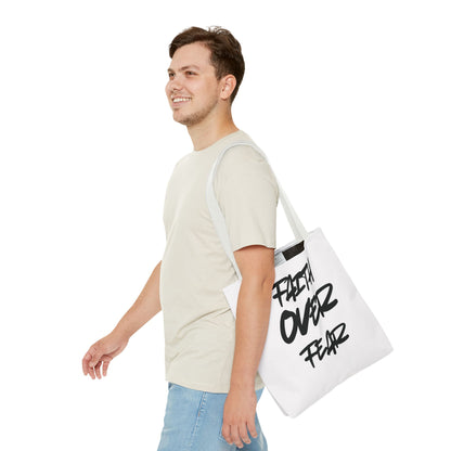"Faith over fear" Tote bag