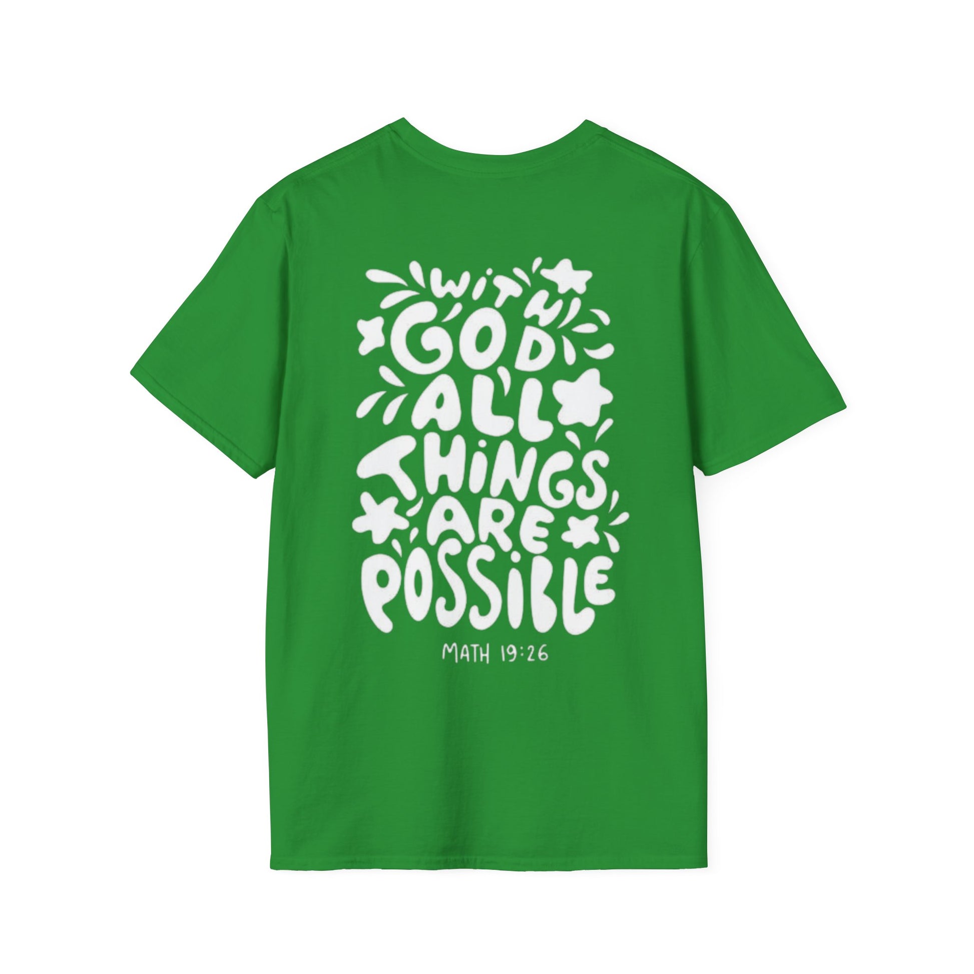 " With God all things are possible " Women's T-Shirt