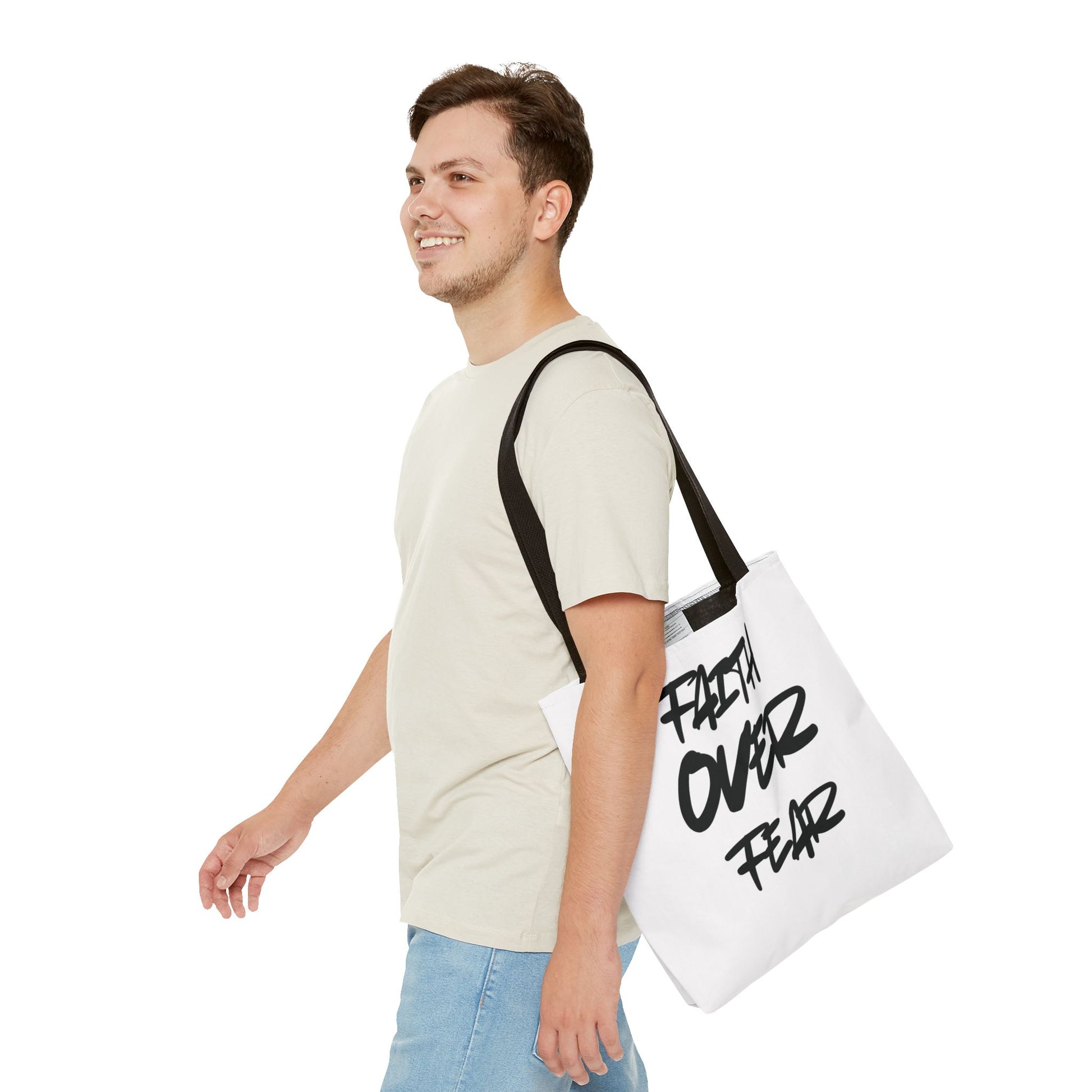 "Faith over fear" Tote bag