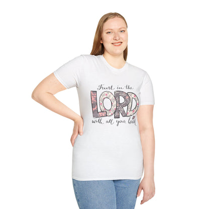 "Trust in the Lord with all your heart"- Women's T- Shirt