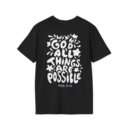 " With God all things are possible "- Women's T-Shirt