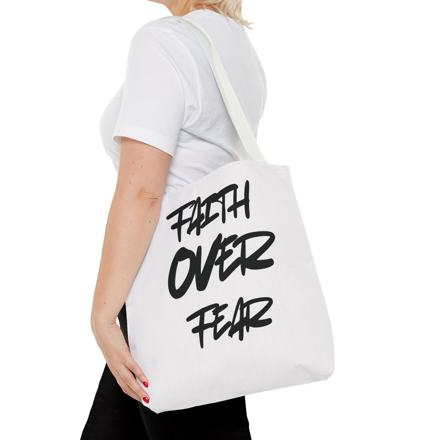 "Faith over fear" Tote bag