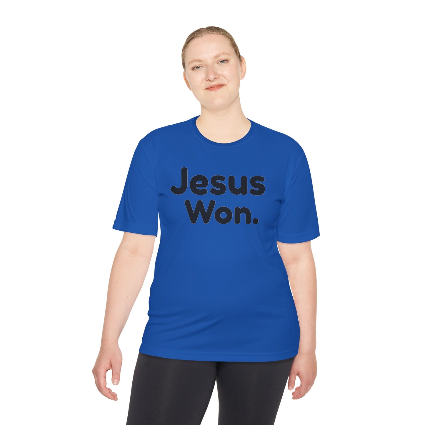 " Jesus Won." Christian Men's Sports Undershirt