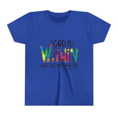 " God is Within her, she will not fail " Girl's T-shirt