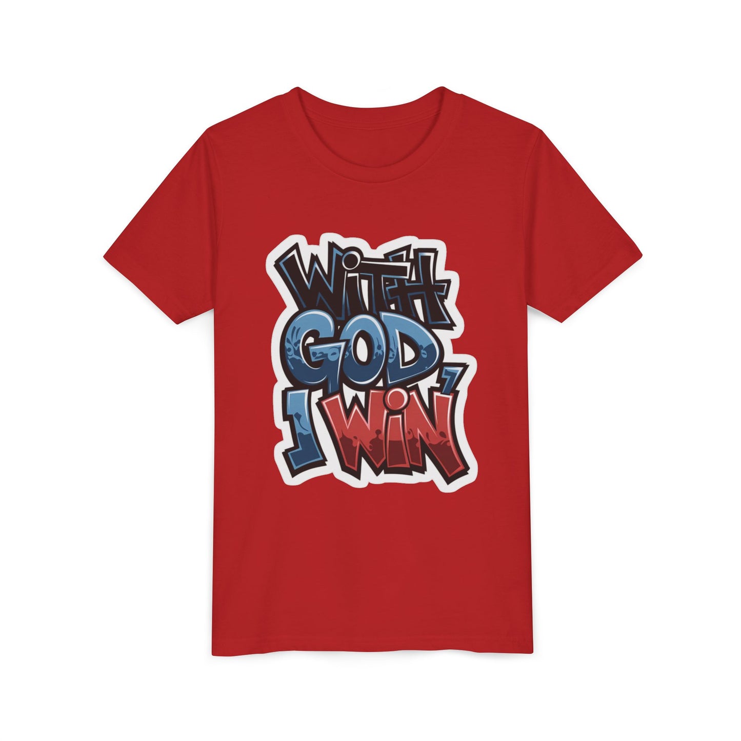 " With God, I win " Boy's T-Shirt