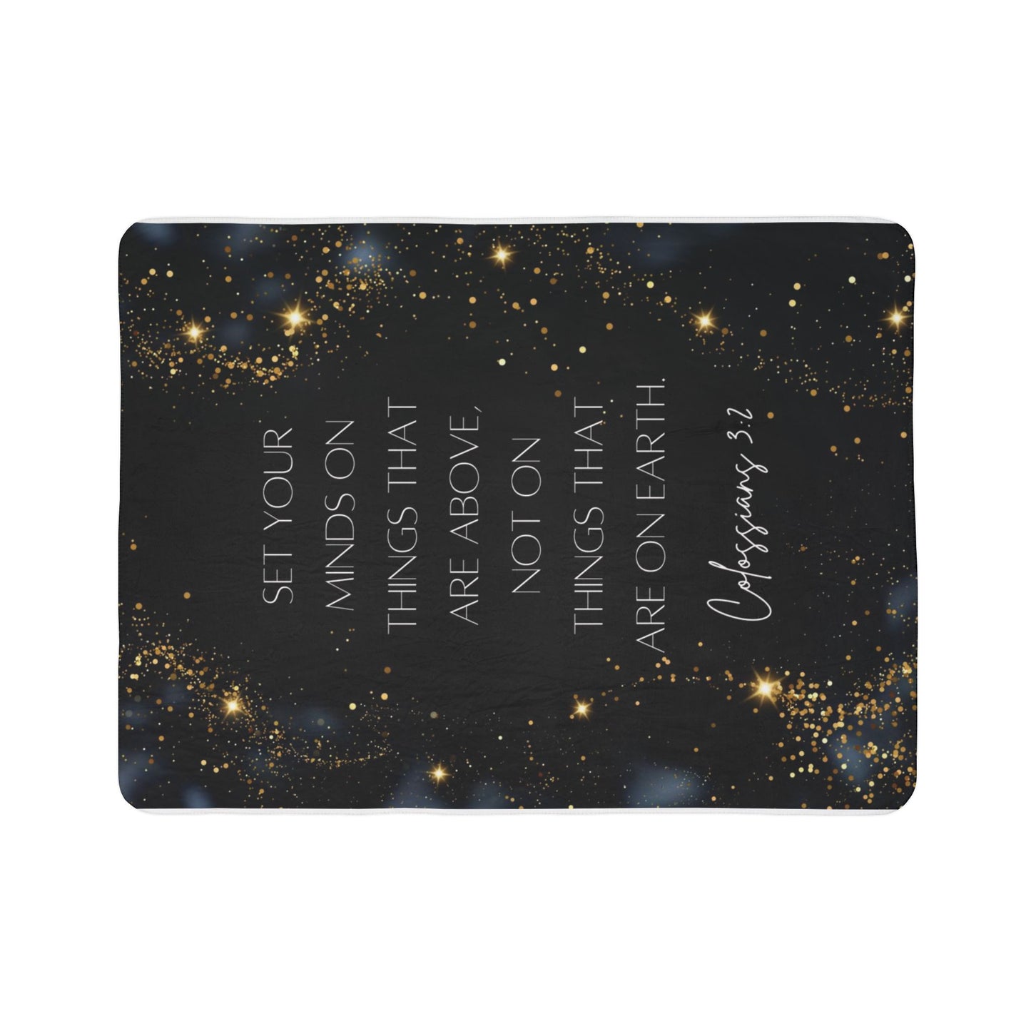 Colossians 3:2- Fleece Blanket