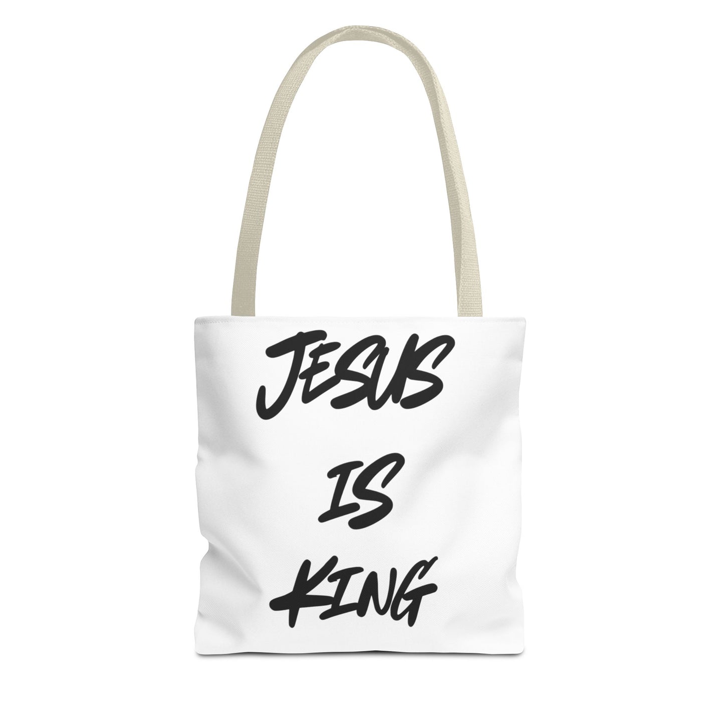 Everyday "Jesus is King" Tote Bag
