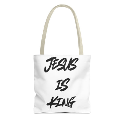 Everyday "Jesus is King" Tote Bag