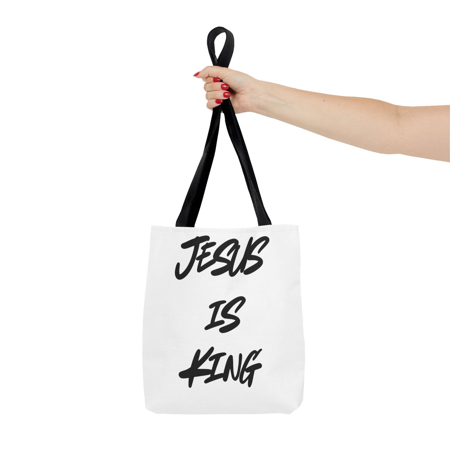 Everyday "Jesus is King" Tote Bag