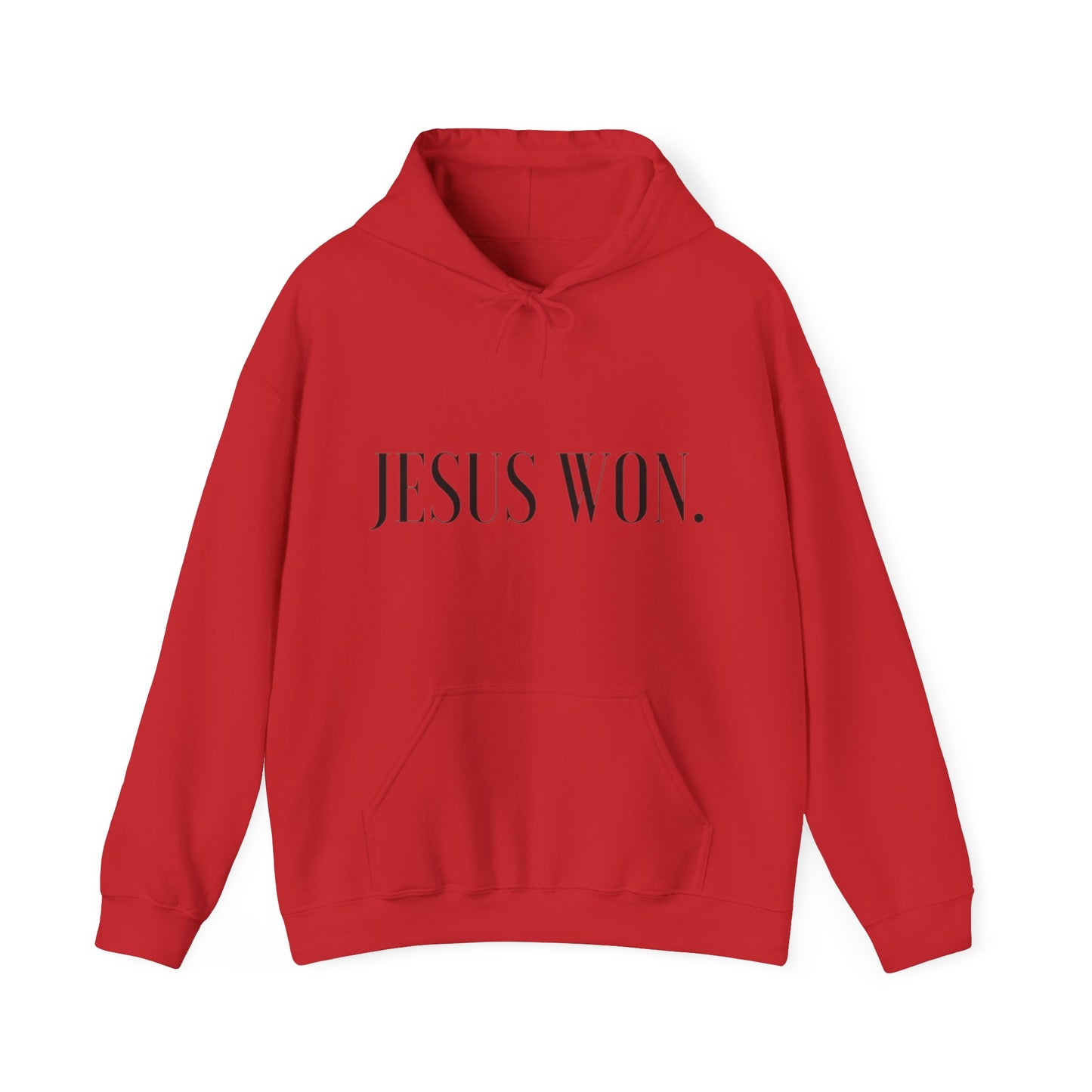 " Jesus won. "- Men's Hoodie