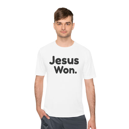 " Jesus Won." Christian Men's Sports Undershirt