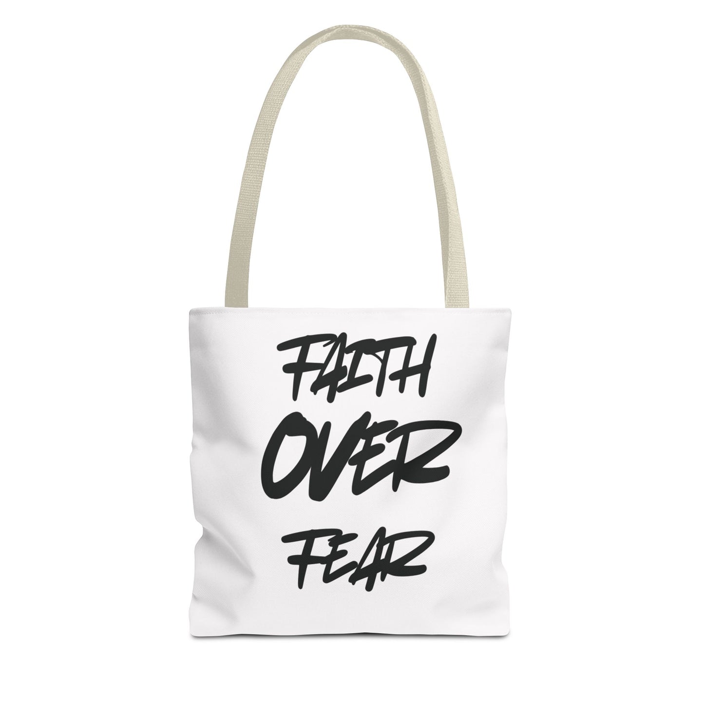 "Faith over fear" Tote bag