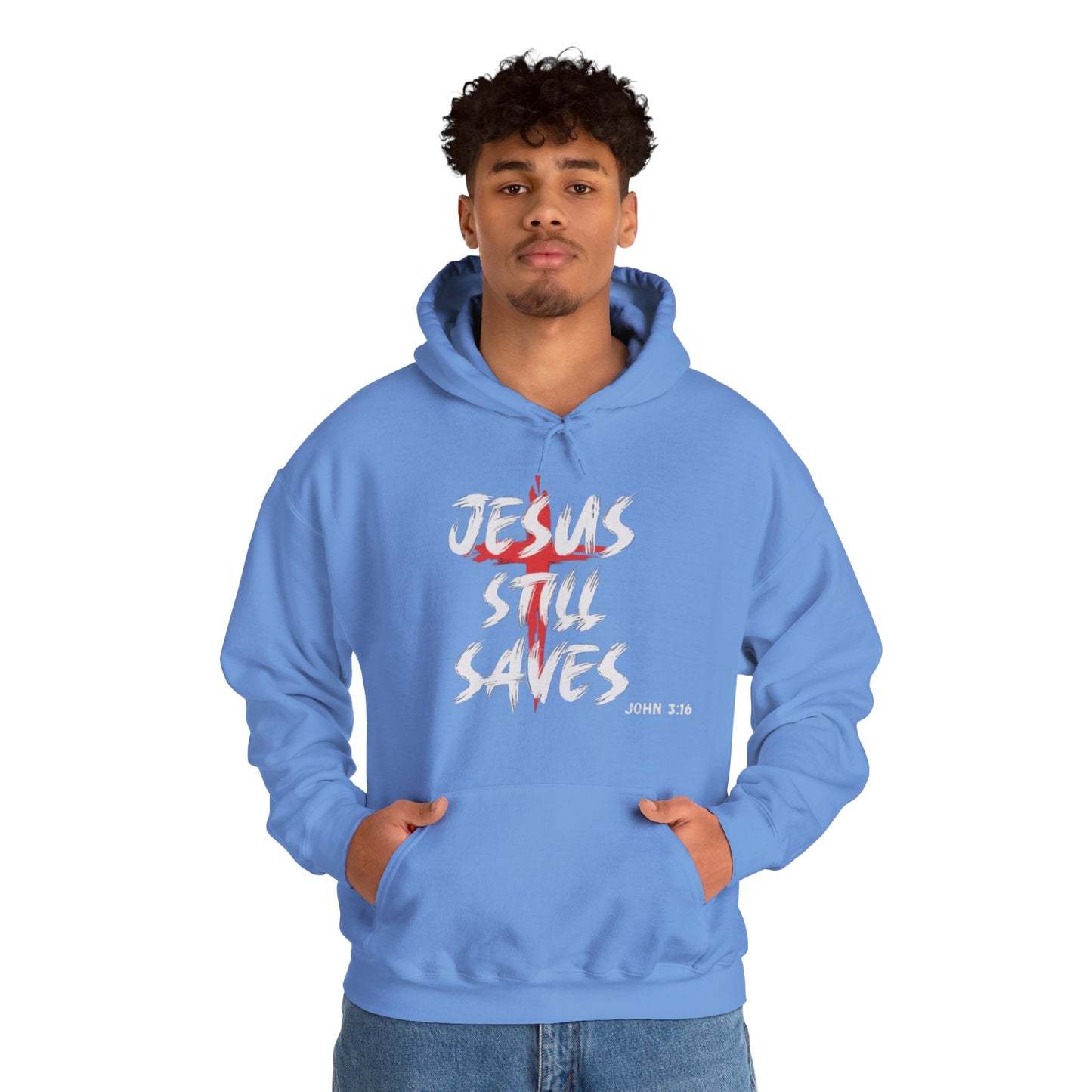 " Jesus Still Saves " Men's Hoodie