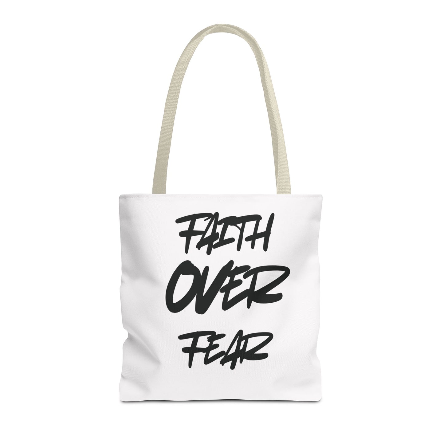 "Faith over fear" Tote bag
