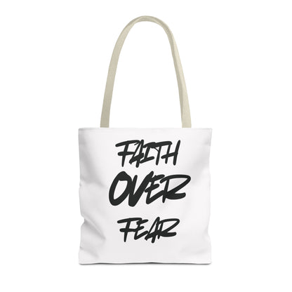 "Faith over fear" Tote bag