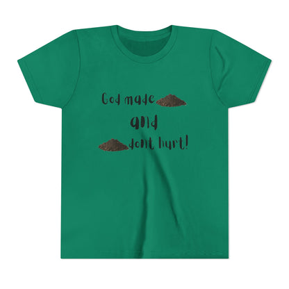 "God made dirt, and dirt don't hurt" Boy's T-Shirt