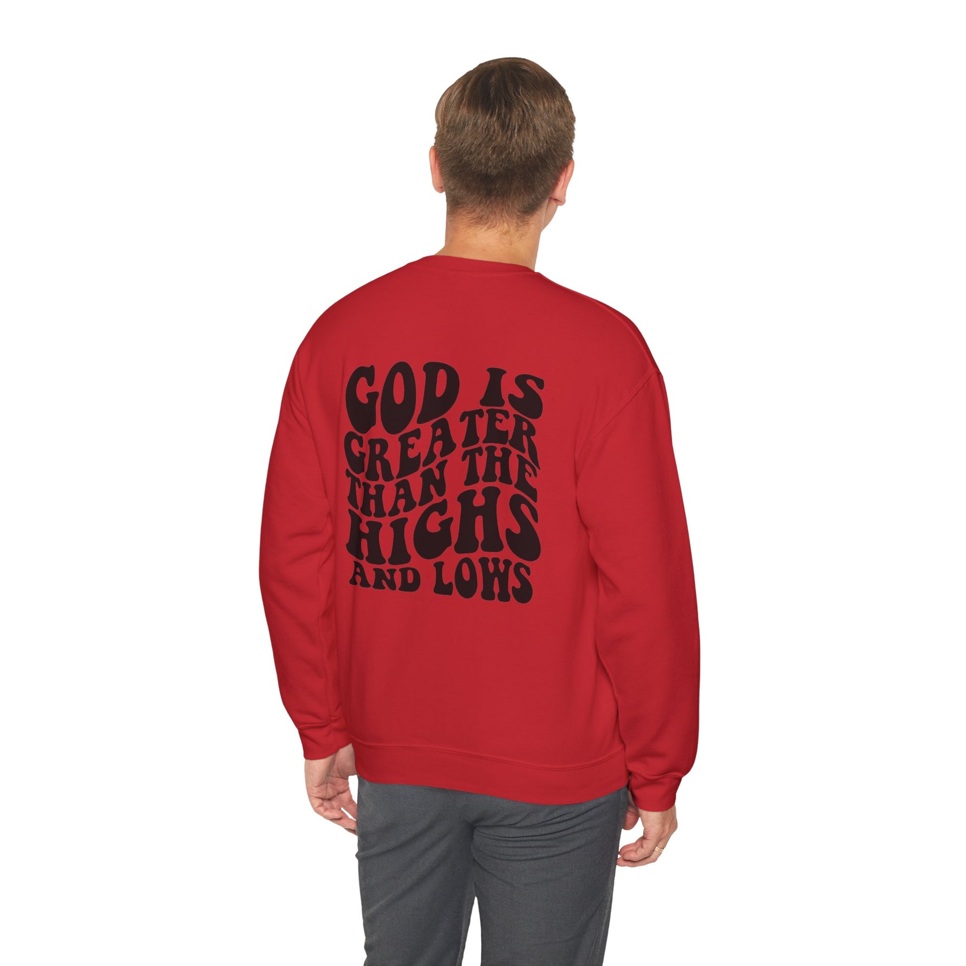 " God is greater than the highs and the low "- Women's Sweatshirt