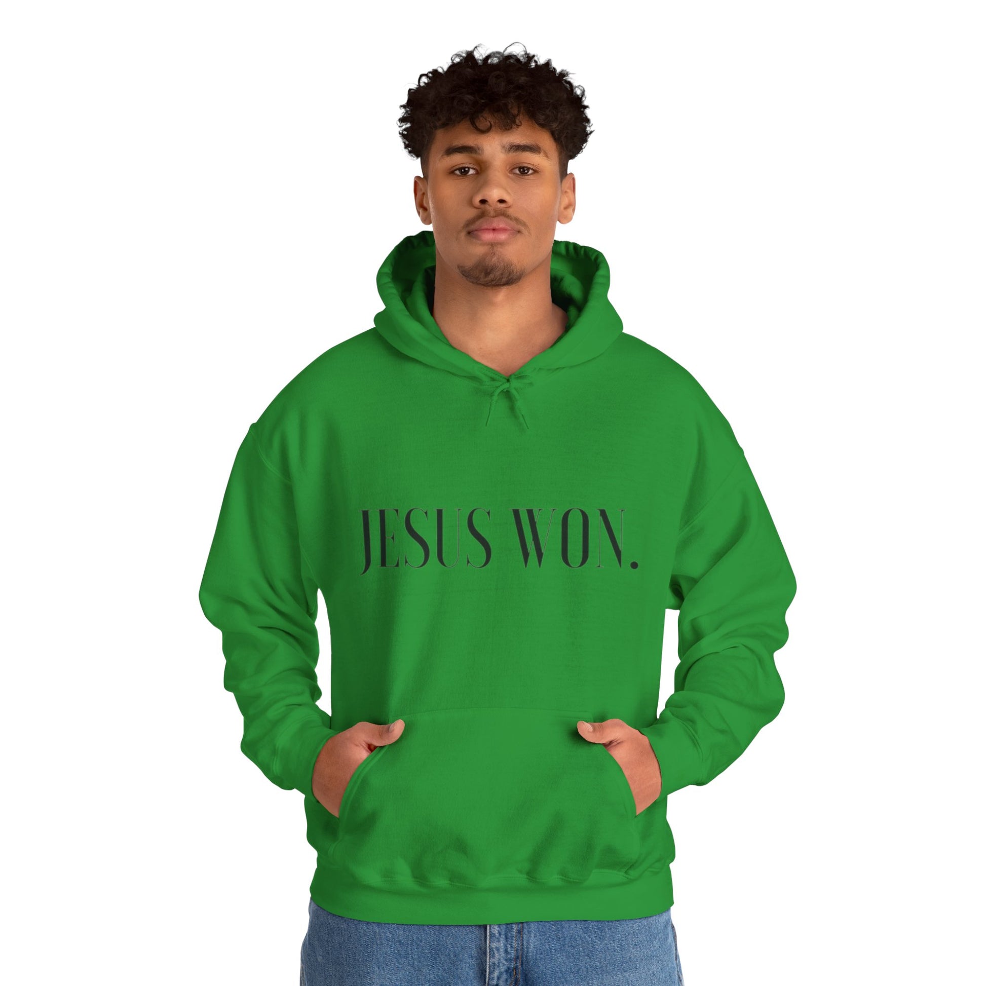 " Jesus won. "- Men's Hoodie