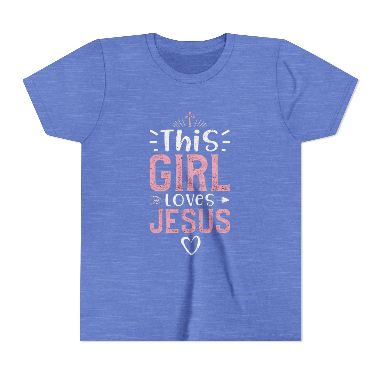 " This Girl Loves Jesus "- Girl's T-Shirt