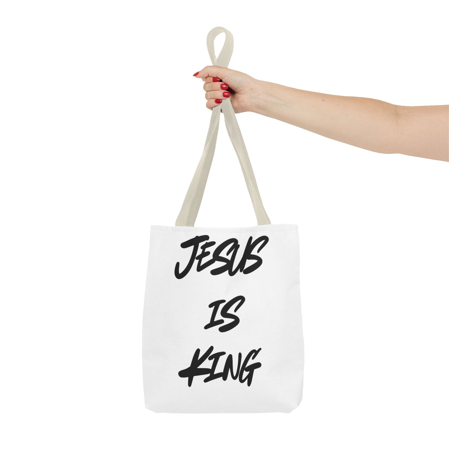 Everyday "Jesus is King" Tote Bag