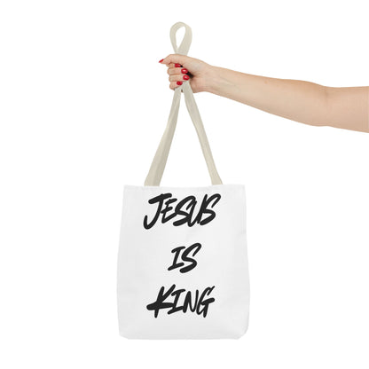 Everyday "Jesus is King" Tote Bag
