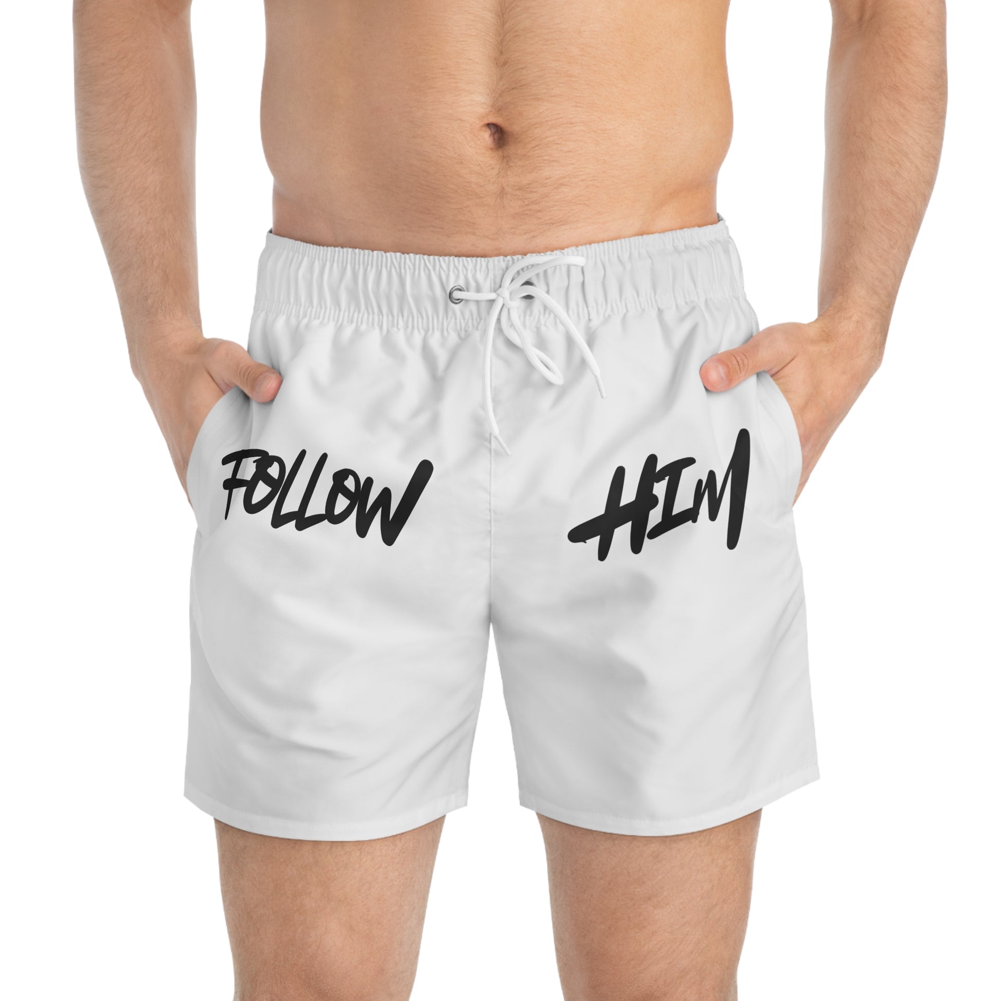 Christian Follow Him Beach Shorts